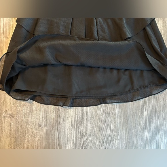 NEW BCBGENERATION BLACK TIERED FLIRTY SOFTGIRL TWEE MINI BALLETCORE SKIRT Sz 10. - Picture 6 of 13